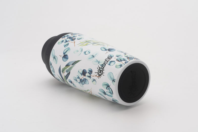 450ml Insulated Coffee Mug - Watercolour