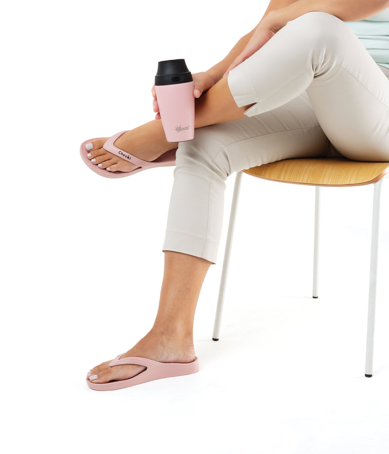 Arch Support Thongs - Pink