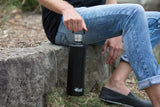 1 Litre Insulated Classic Bottle - Matte Black