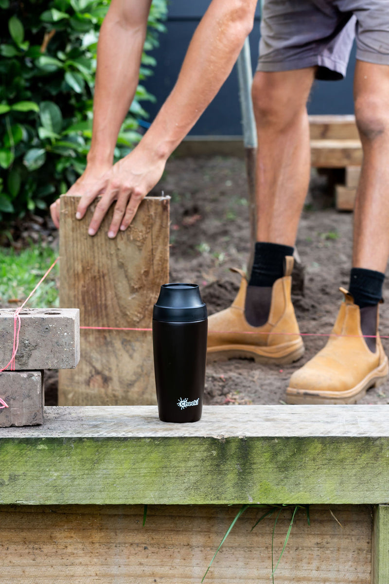 450ml Insulated Coffee Mug - Chocolate