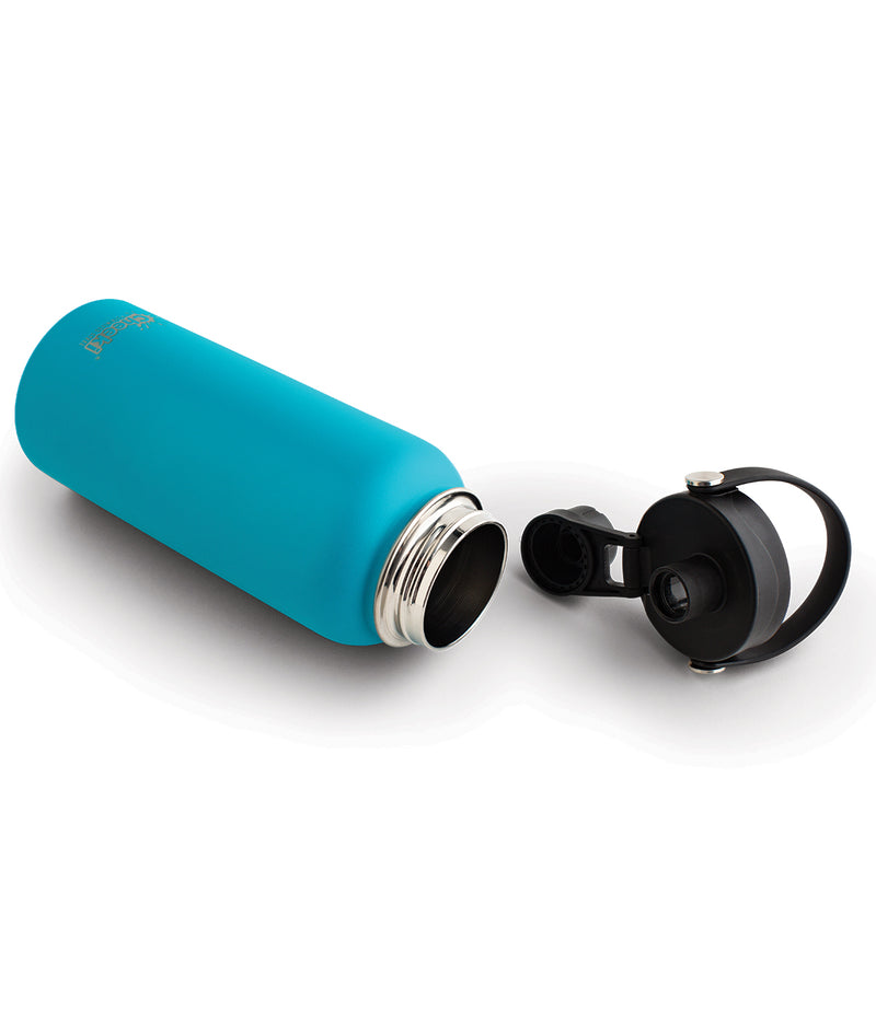 1 Litre Insulated Adventure Bottle - Aqua