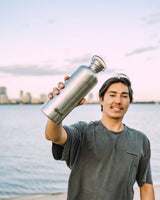 1.6 Litre Thirsty Max Bottle - Silver